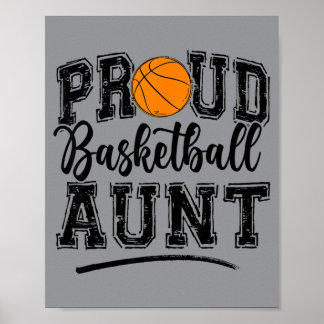 Stolze Baseball-Tante Auntie eines Baseballspieler Poster