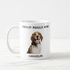 Stolze Beagle Mama Personalisiert Hunde Foto Kaffeetasse