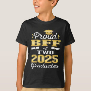 Stolze Beste Freundin von zwei 2025 Absolventen Ab T-Shirt