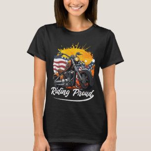 Stolze Bikerin T-Shirt