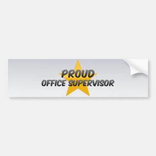 Stolze Büro-Aufsichtskraft Autoaufkleber
