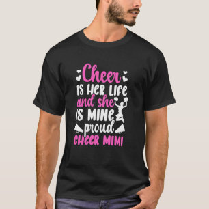 Stolze Cheer Mimi Cheerleading Mimi Eines Cheerlea T-Shirt