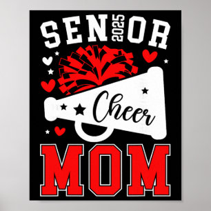 Stolze Cheer Senior-Mutter 2025 Cheerleading Senio Poster