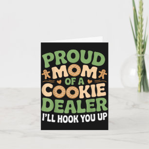 Stolze Cookie-Händlerin Mama lustige Backmama Dess Karte