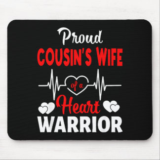 Stolze Cousine Ehefrau Eines Heart Warriors Chd-Be Mousepad