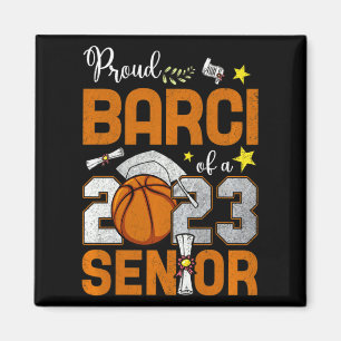 Stolze Damen Barci eines 2023 Senior Basketball Gr Magnet