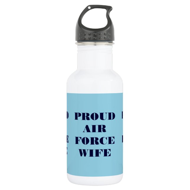 Stolze Ehefrau der Luftwaffe Trinkflasche (Vorderseite)