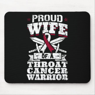 Stolze Ehefrau eines Krebserkrankungskriegers Mousepad
