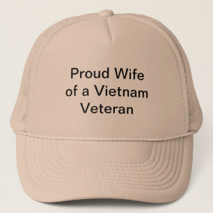 Stolze Ehefrau eines Vietnam-Veterans Truckerkappe
