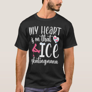 Stolze Eiskunstlauf-Oma eines Eiskunstläufers Oma T-Shirt