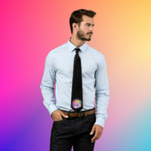 Stolze Eleganz: Love Is Love 3D Krawatte