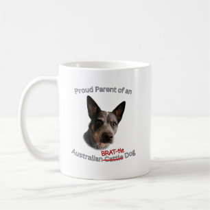 Stolze Eltern des australischen Bruchhundes Strike Kaffeetasse