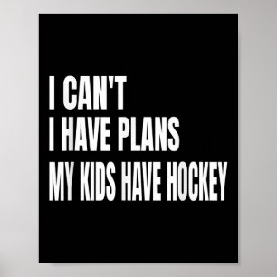 Stolze Eltern Feldhockey-Mama Lustig Eishockey-Vat Poster