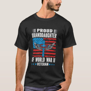 Stolze Enkeltochter des Zweiten Weltkriegs Proud I T-Shirt