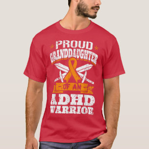 Stolze Enkeltochter eines ADHS-Kriegers T-Shirt