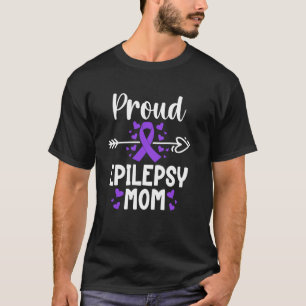 Stolze Epilepsie-Mutter eines Epilepsie-Kriegers M T-Shirt
