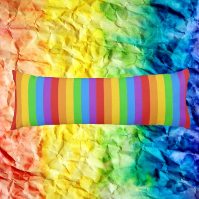 Stolze Erholung: Regenbogenflagge Seitenschläferkissen (Von Creator hochgeladen)