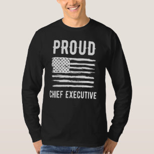 Stolze Fahne der Chefklasse Führungskraft T-Shirt