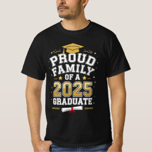 Stolze Familie eines Absolventen von 2025 Abschlus T-Shirt