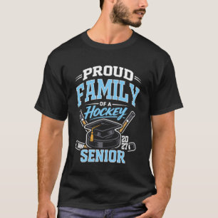 Stolze Familie eines Hockey-Absolventen der Abschl T-Shirt