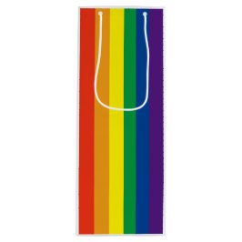 Stolze Farben Regenbogengeschenk Tasche Geschenktüte Für Weinflaschen