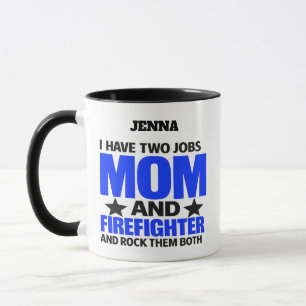 Stolze Feuerwehrmutter Tasse