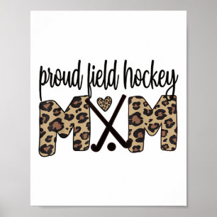 Stolze Field Hockey-Mutter Field Hockey Mama Poster