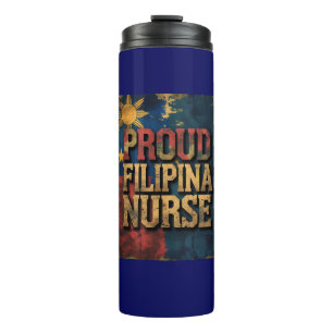 Stolze Filipina-Krankenschwester Pinay-Stolz Thermosbecher
