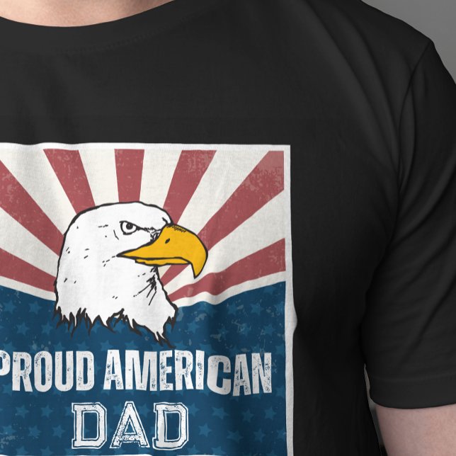 Stolze Flagge für den amerikanischen Vater Bald Ea T-Shirt (Von Creator hochgeladen)
