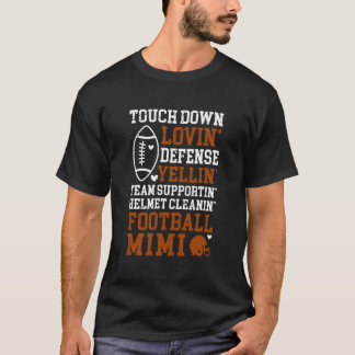 Stolze Football-Mimi Oma Mimi eines Football-Triko T-Shirt