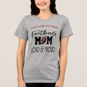 Stolze Football-Mutter Game Day Tri-Blend Shirt