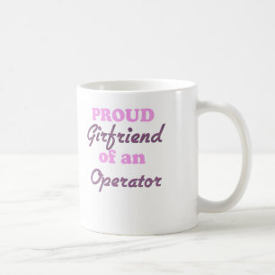 Stolze Freundin eines Betreibers Kaffeetasse
