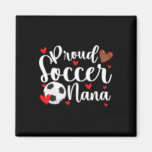 Stolze Fußball-Oma eines Fußballspielers Oma Magnet