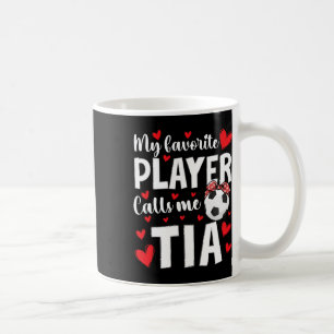 Stolze Fußball-Tante eines Fußballspielers Tia Kaffeetasse