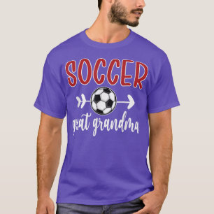 Stolze Fußball-Ur-Oma eines Fußballspielers T-Shir T-Shirt