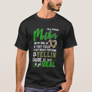 Stolze Fußballerfamilie passt zusammen T-Shirt