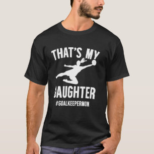 Stolze Fußballtorwart-Mutter eines Fußballtorwarts T-Shirt