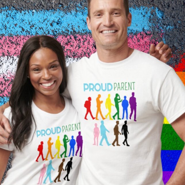 Stolze Gay Pride LGBTQIA+BIPOC-Silhouette T-Shirt (Von Creator hochgeladen)