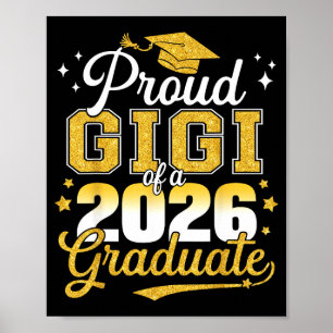 Stolze Gigi eines Absolventen der Klasse 2026 Seni Poster