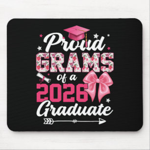 Stolze Grams eines 2026 Absolventen Senior 2026 Fa Mousepad