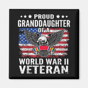 Stolze Grandtochter eines Wwii-Veteranen-Weltkrieg Magnet