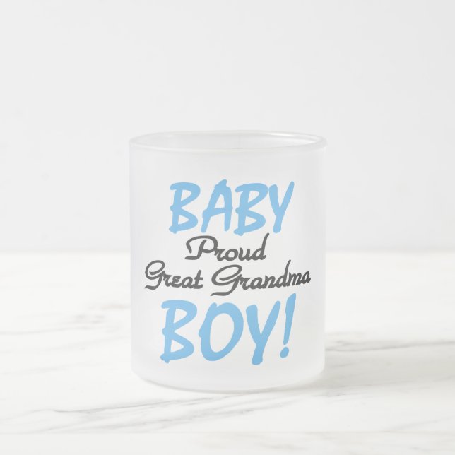 Stolze große Großmutter-Baby-T-Shirts und Mattglastasse (Mittel)