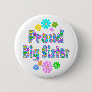 Stolze große Schwester Button