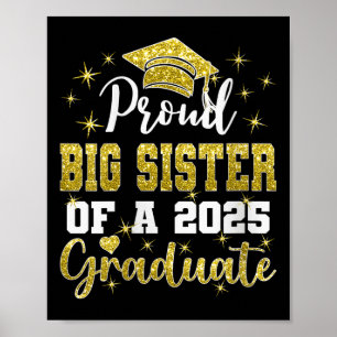 Stolze große Schwester des Absolventen von 2025 Da Poster