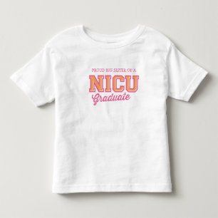 Stolze große Schwester eines NICU graduierten T - Kleinkind T-shirt