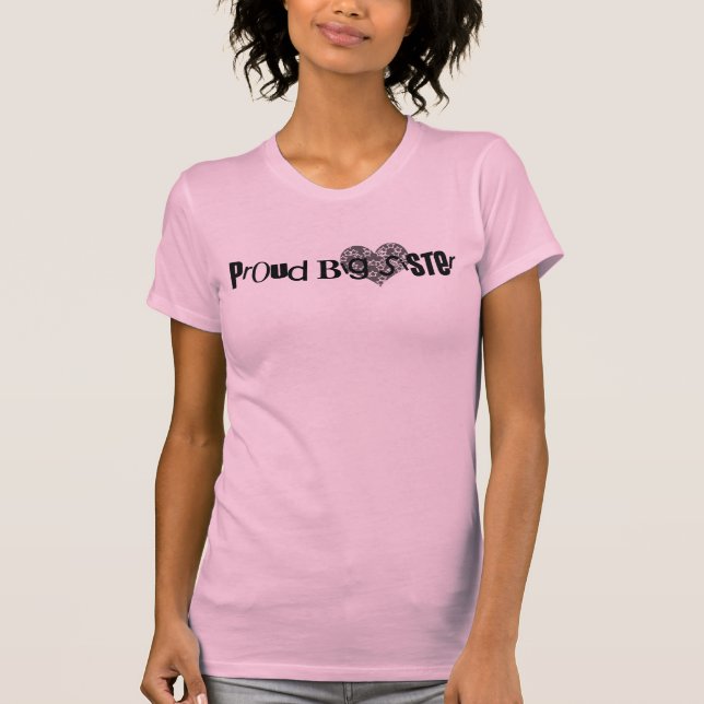 Stolze große Schwester T-Shirt (Vorderseite)