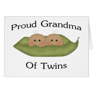 Stolze Großmutter der Zwillinge