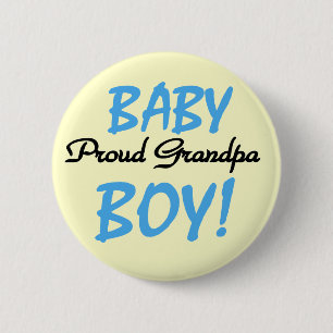 Stolze Großvater-Baby-T-Shirts und Geschenke Button