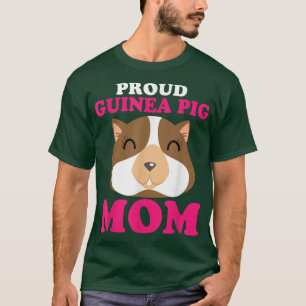 Stolze Guinea Schweinefleisch Mama Furche Kartoffe T-Shirt