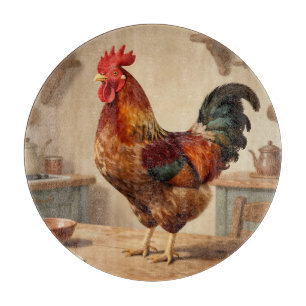 Stolze Hahnen-Farmhouse-Küche Schneidebrett